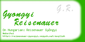 gyongyi reisenauer business card